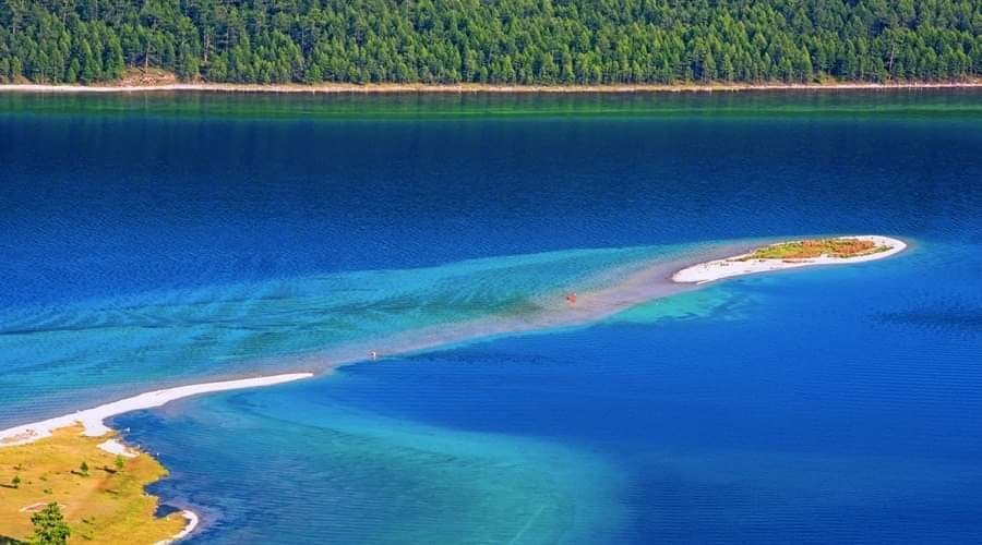 Lake Khövsgöl in northern Mongolia